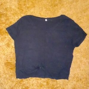 Woman size small black T-shirt
